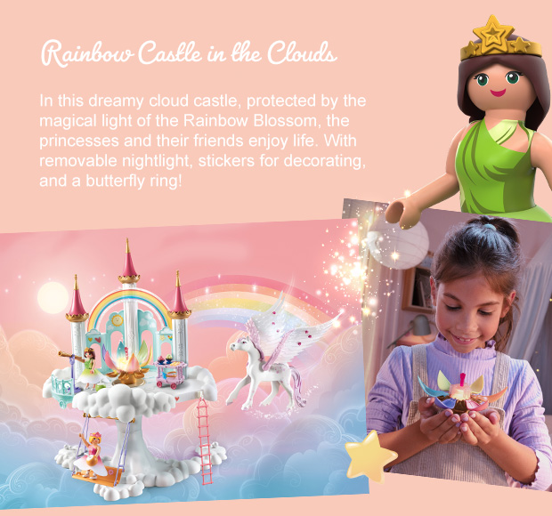 Playmobil Princess Magic: Rainbow Castle in the Clouds 71359