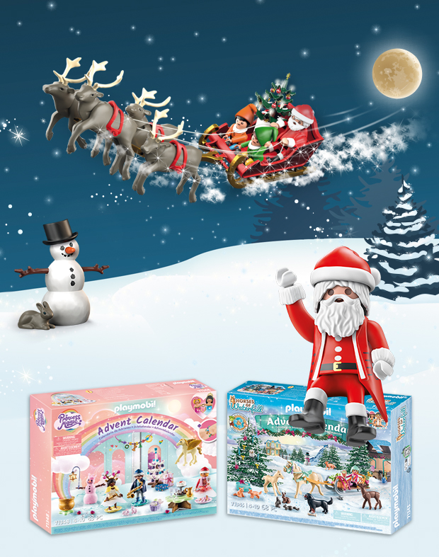 Playmobil Santa's sleigh with pony